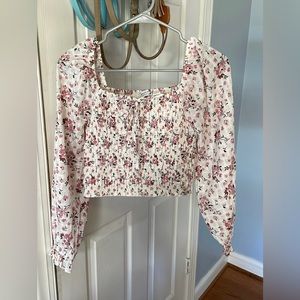 American eagle long sleeve blouse